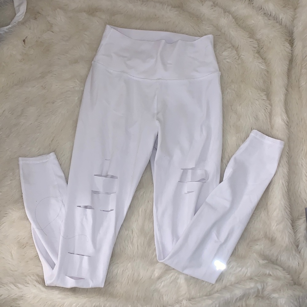 Alo White Leggings